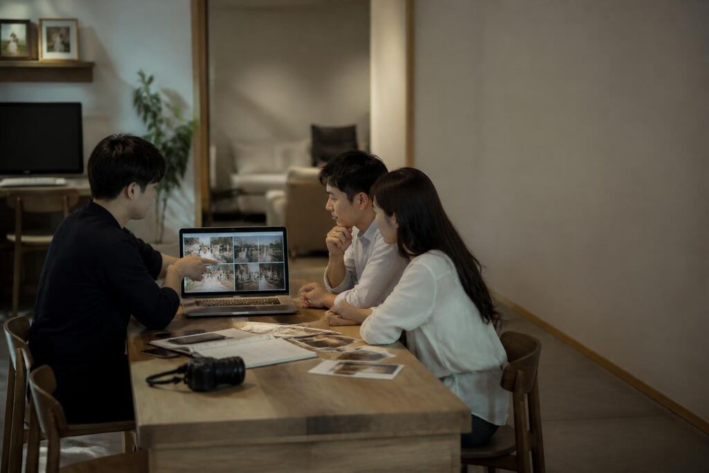 부산 웨딩 영상·본식 DVD 작업 범위와 현장 조건 이미지