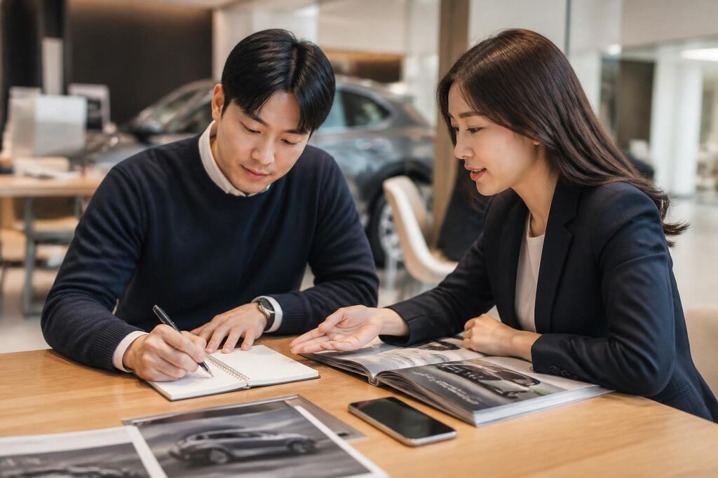 서울 중랑구 신차 구매 작업 범위와 현장 조건 이미지