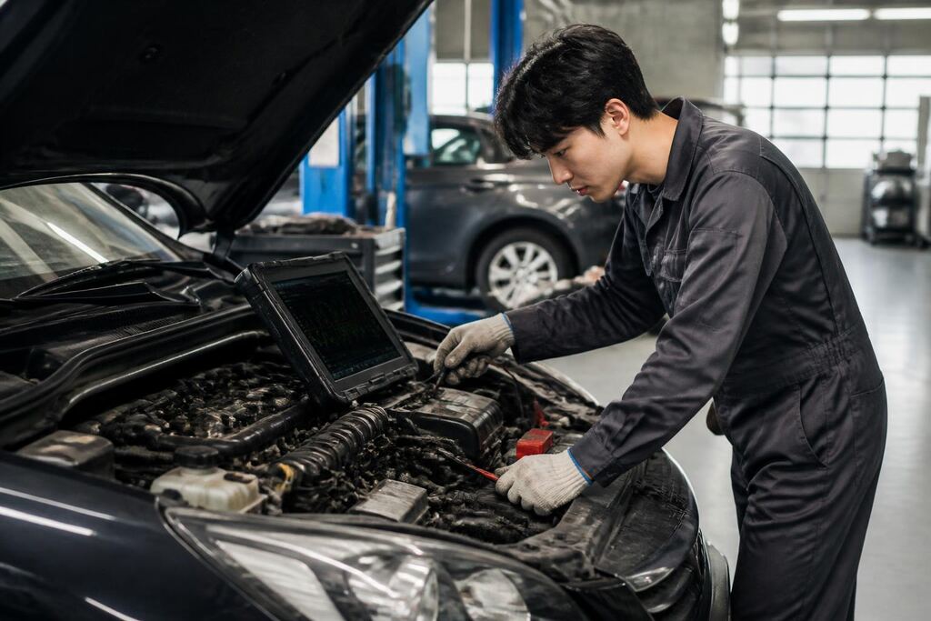 서울 금천구 자동차 정비·수리 작업 범위와 현장 조건 이미지