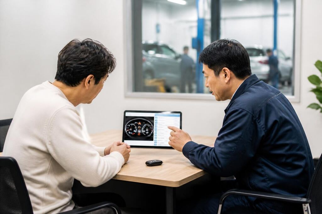 서울 강남구 자동차 정비·수리 작업 범위와 현장 조건 이미지