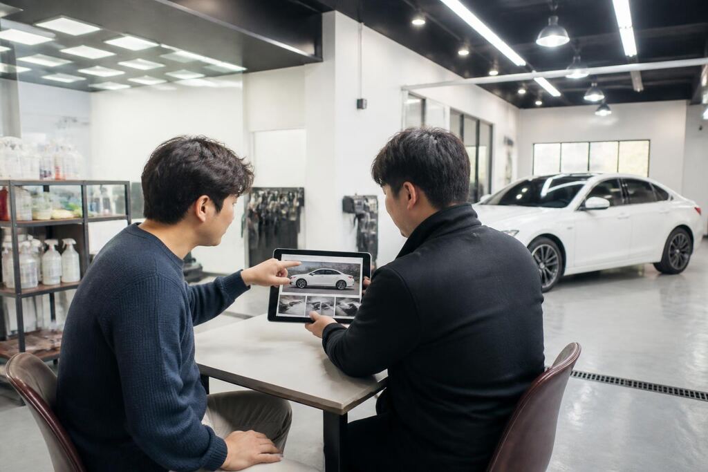 서울 도봉구 썬팅 작업 범위와 현장 조건 이미지