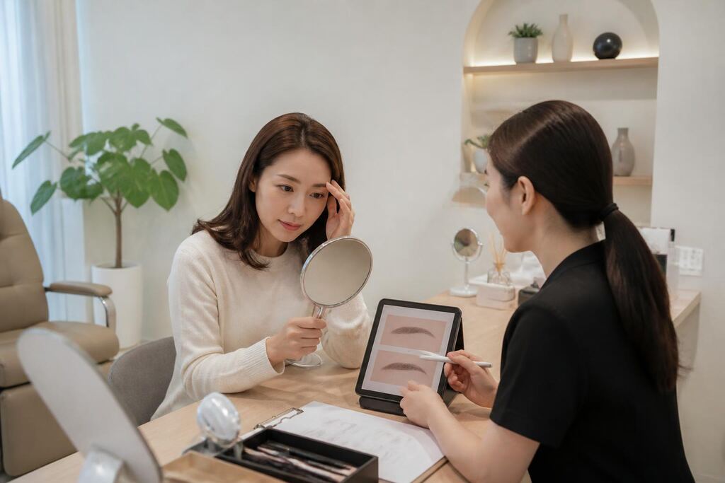 서울 중구 눈썹 반영구 이미지