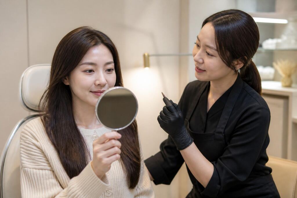 서울 성동구 눈썹 반영구 비용과 업체 비교 정보 이미지