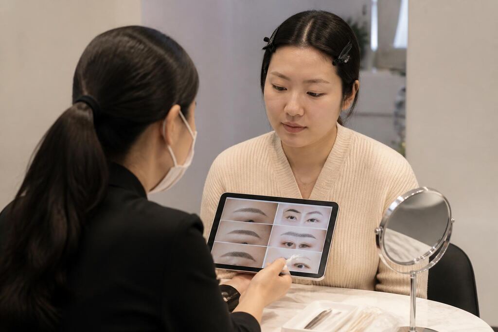 서울 중랑구 눈썹 반영구 작업 범위와 현장 조건 이미지