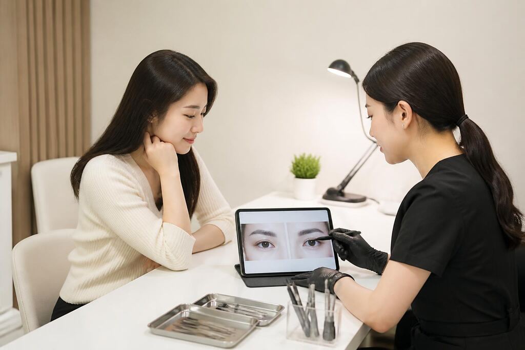 서울 성북구 눈썹 반영구 이미지