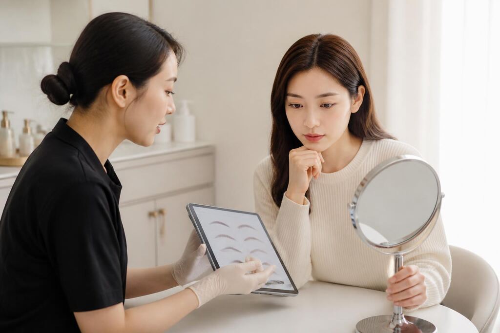 서울 마포구 눈썹 반영구 이미지