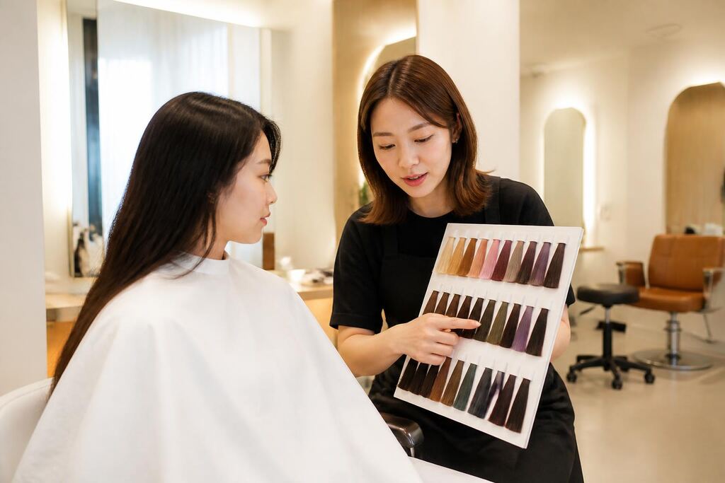 서울 동작구 염색·탈색 이미지