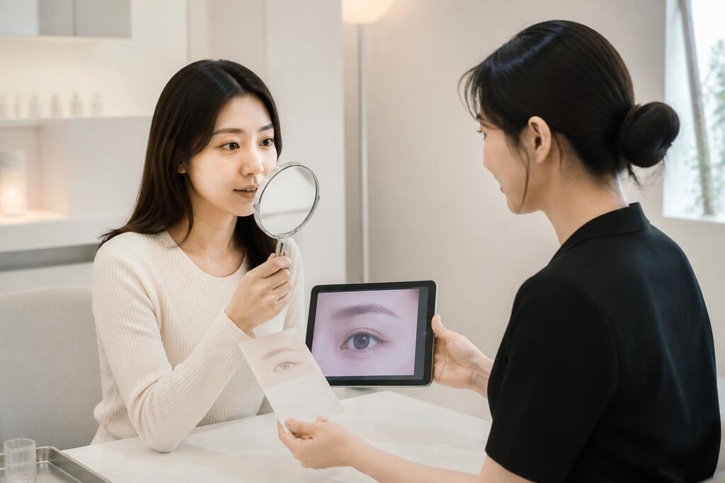서울 중구 아이라인 반영구 비용과 업체 비교 정보 이미지