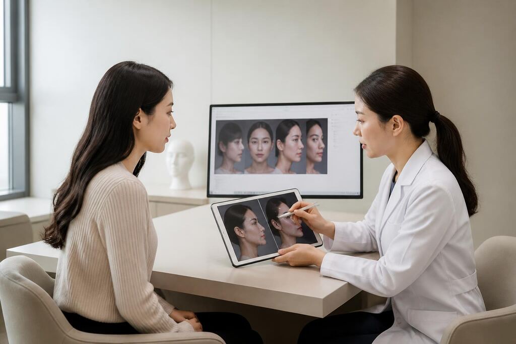 서울 중랑구 안면윤곽 이미지