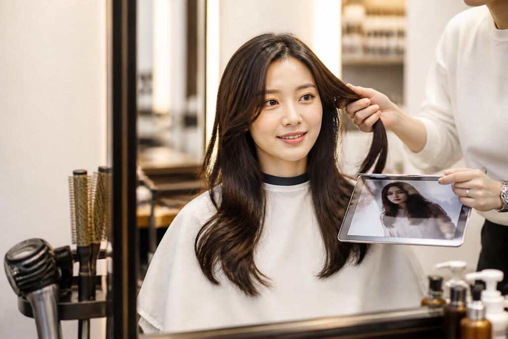 서울 마포구 헤어스타일링 이미지