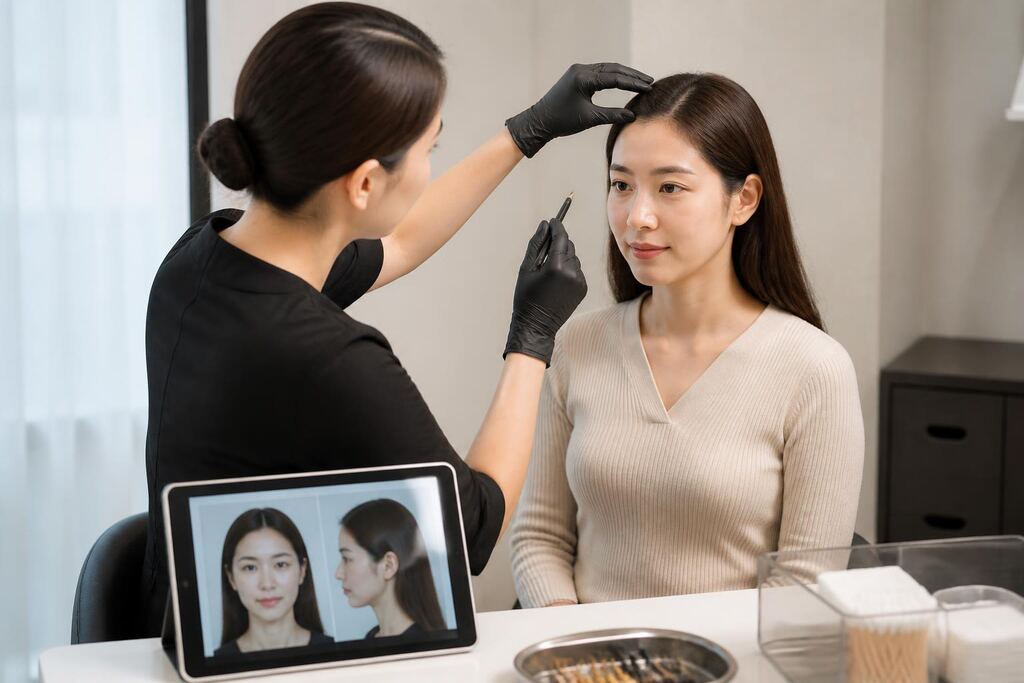 서울 강북구 헤어라인·두피 반영구 작업 범위와 현장 조건 이미지