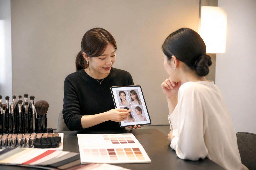 서울 강남구 메이크업 작업 범위와 현장 조건 이미지