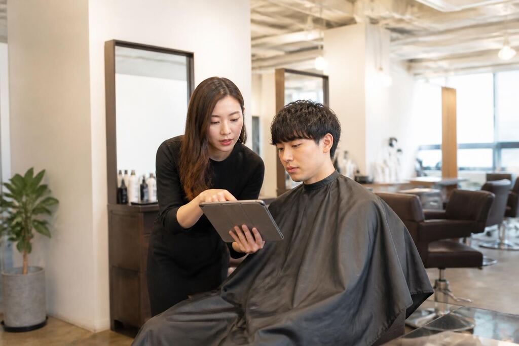 서울 금천구 남성 헤어 이미지