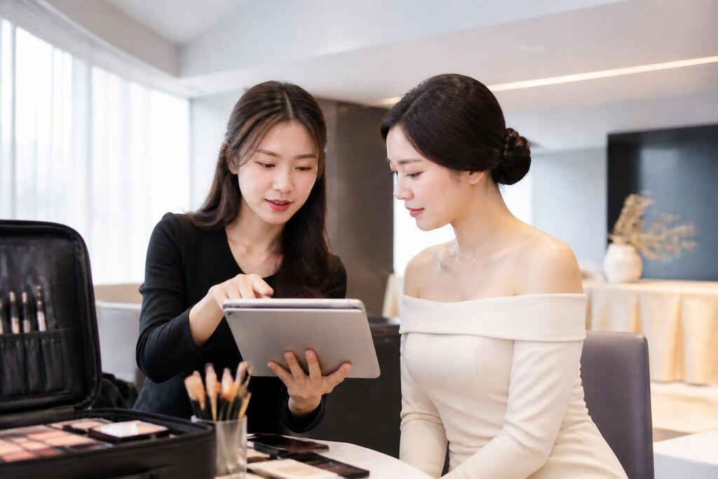 서울 영등포구 출장 메이크업 작업 범위와 현장 조건 이미지