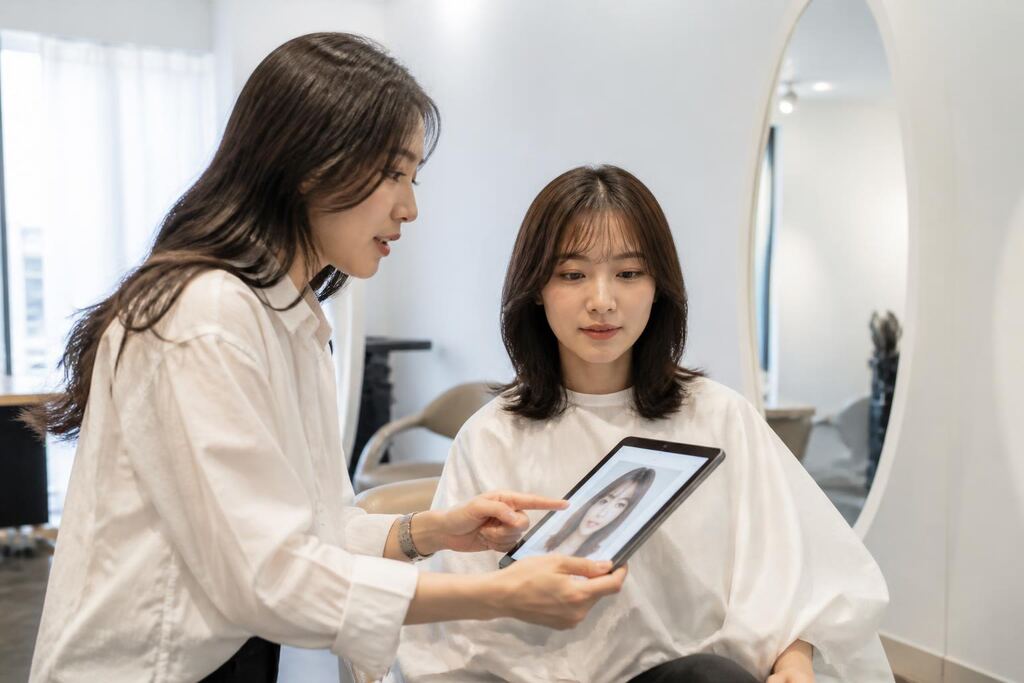 서울 용산구 여성 헤어 이미지