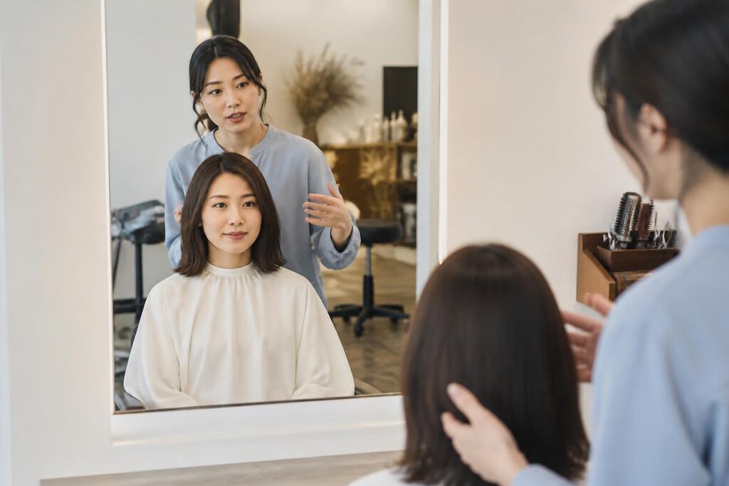 서울 광진구 여성 헤어 이미지