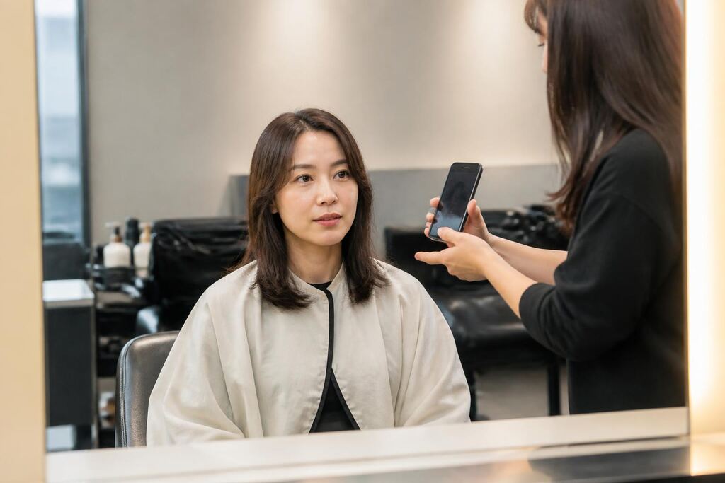 서울 도봉구 여성 헤어 이미지