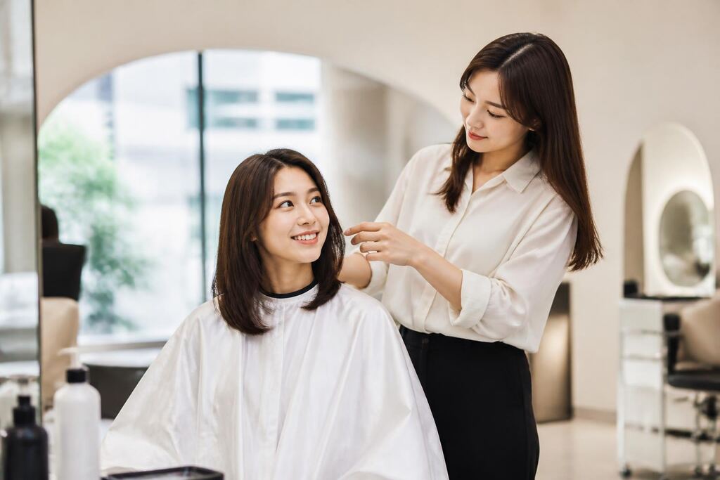 서울 노원구 여성 헤어 이미지