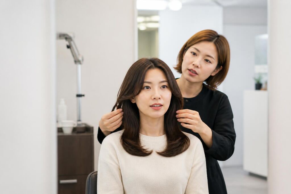 서울 은평구 여성 헤어 이미지