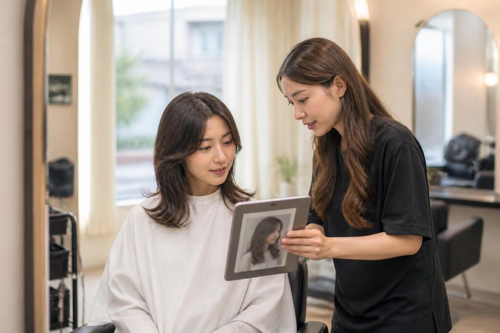 서울 마포구 여성 헤어 이미지