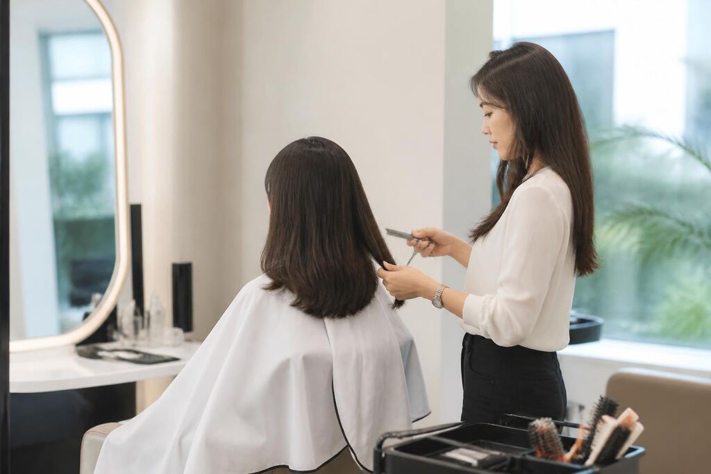 서울 마포구 여성 헤어 작업 범위와 현장 조건 이미지