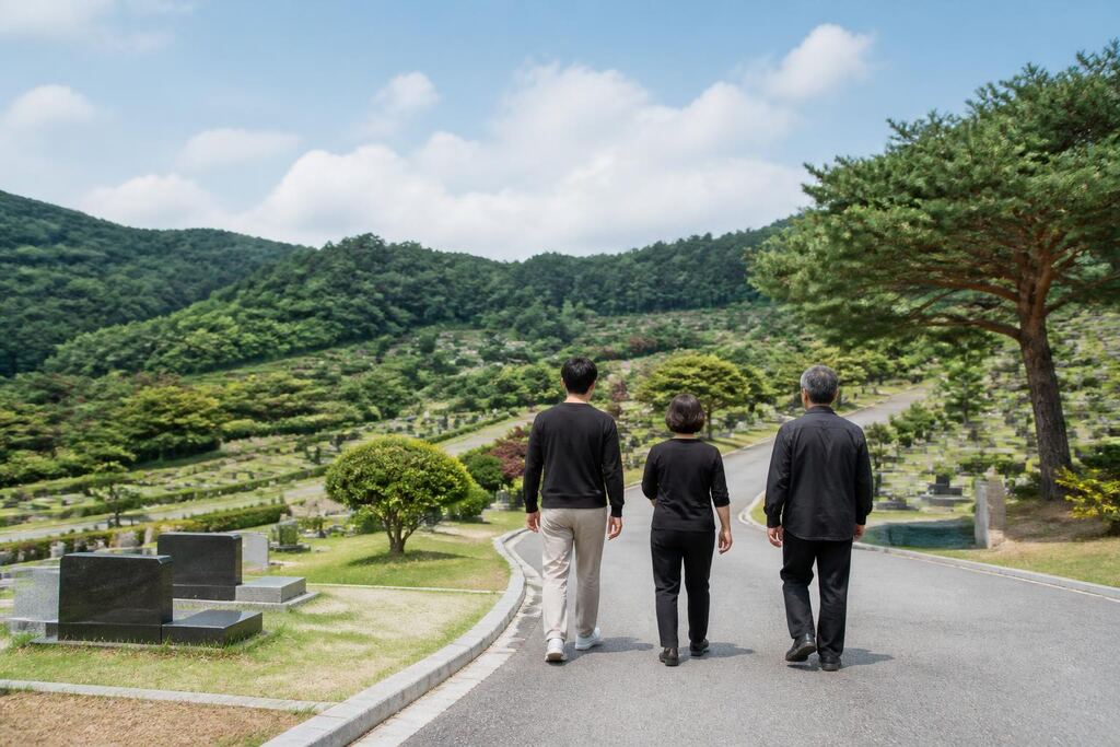 서울 도봉구 공원묘지 작업 범위와 현장 조건 이미지