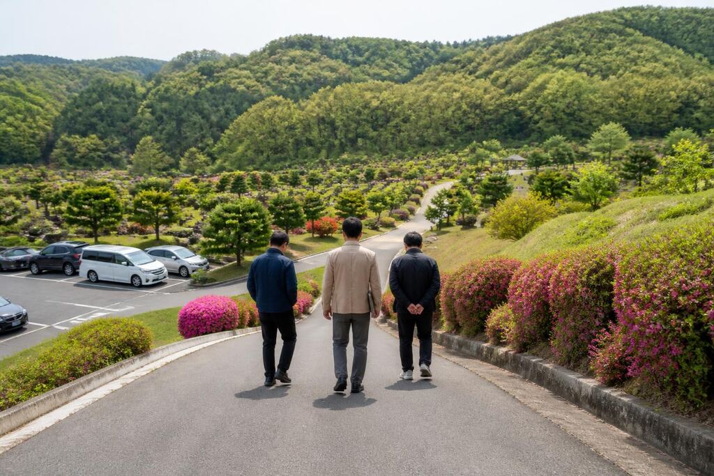 서울 서대문구 공원묘지 작업 범위와 현장 조건 이미지