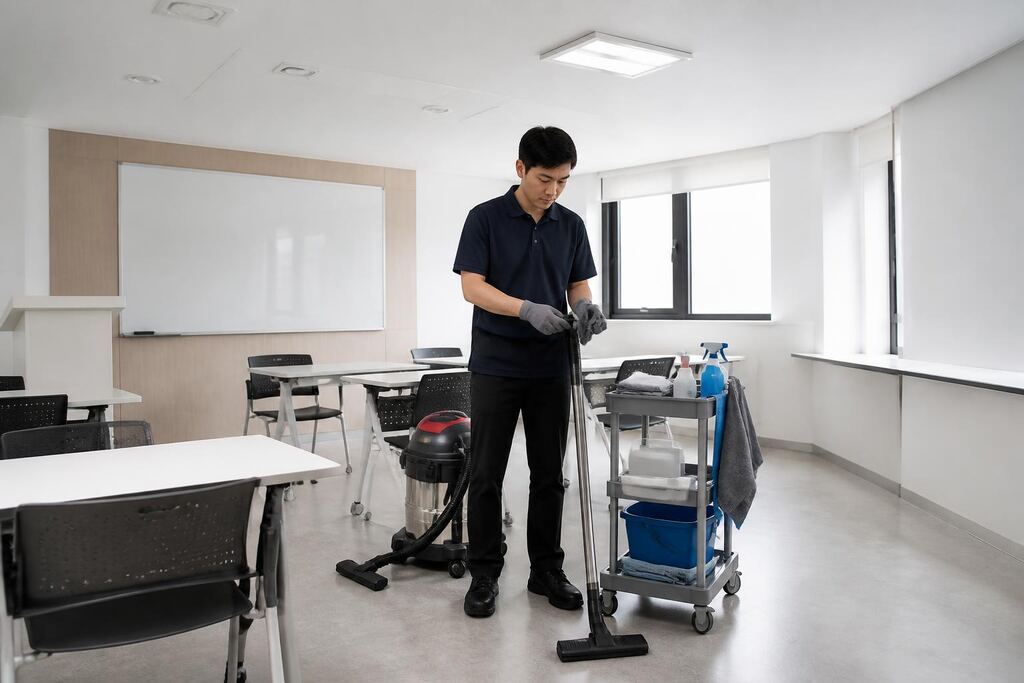 서울 중구 학원청소 이미지