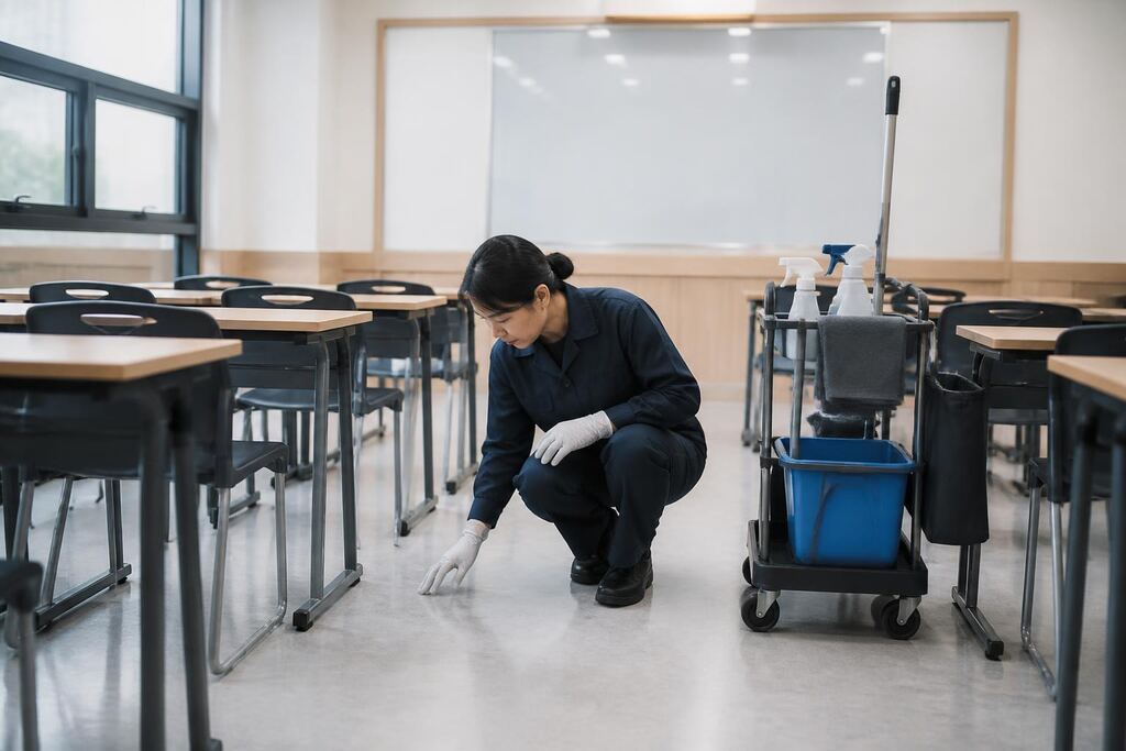 서울 용산구 학원청소 이미지
