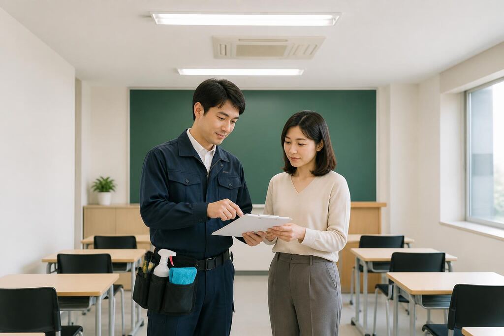서울 중랑구 학원청소 이미지