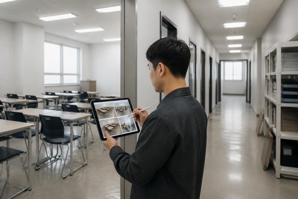 서울 노원구 학원청소 작업 범위와 현장 조건 이미지