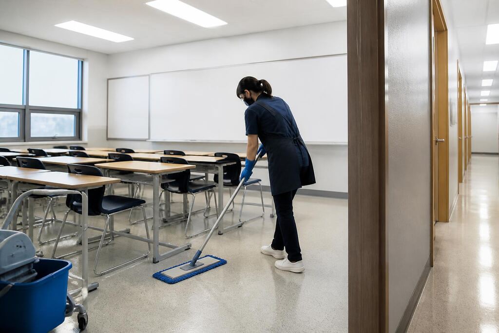 서울 강서구 학원청소 작업 범위와 현장 조건 이미지