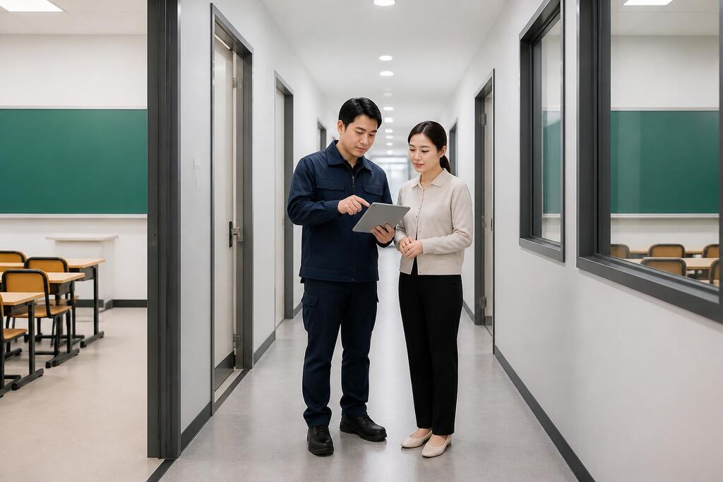 서울 관악구 학원청소 작업 범위와 현장 조건 이미지