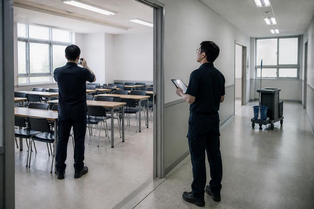 서울 송파구 학원청소 작업 범위와 현장 조건 이미지
