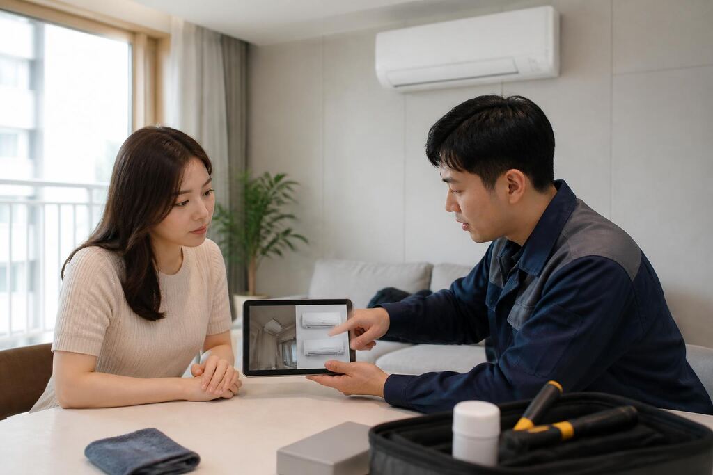 서울 금천구 에어컨청소 비용과 업체 비교 정보 이미지