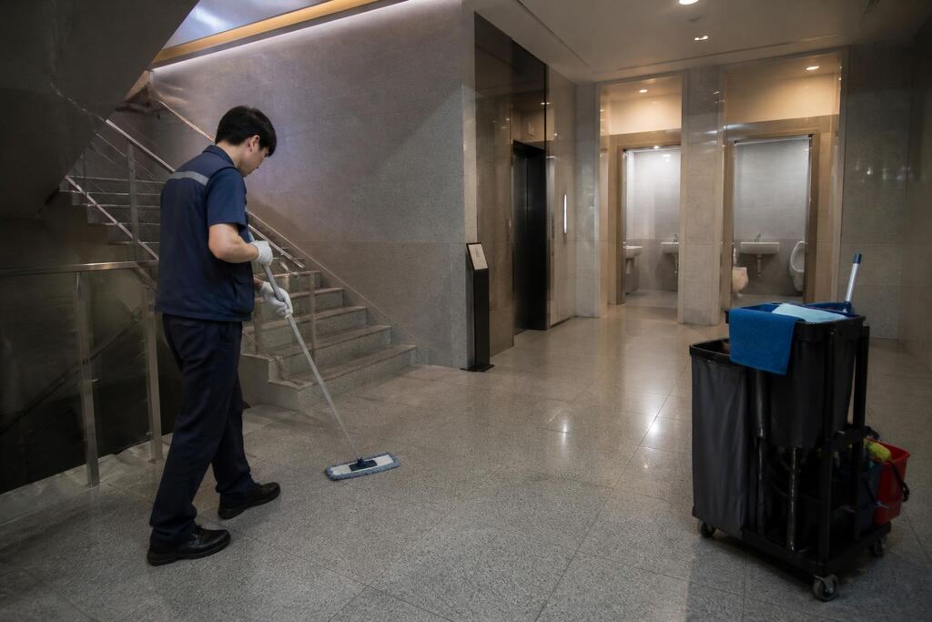 서울 강서구 건물청소 작업 범위와 현장 조건 이미지