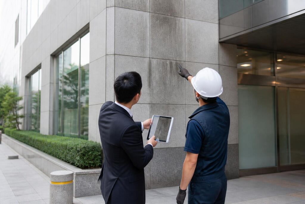 서울 중구 외벽청소 작업 범위와 현장 조건 이미지