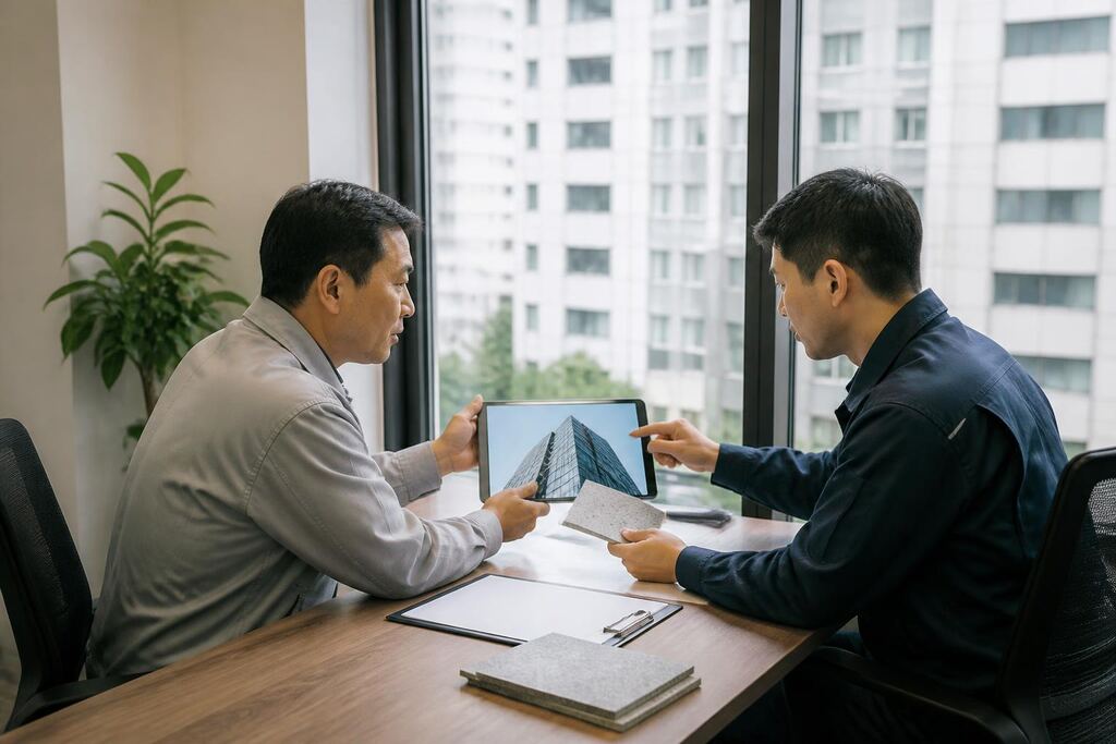 서울 중랑구 외벽청소 작업 범위와 현장 조건 이미지