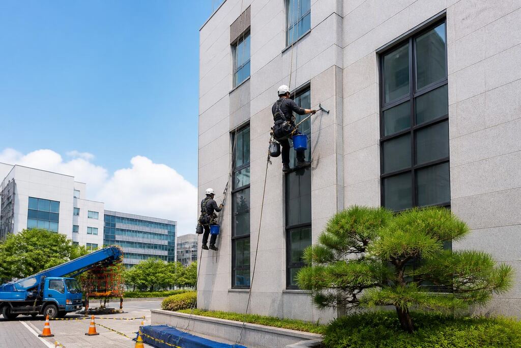 서울 양천구 외벽청소 이미지