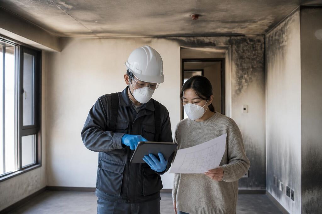 서울 중구 화재청소 이미지