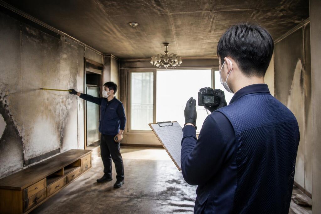 서울 광진구 화재청소 작업 범위와 현장 조건 이미지