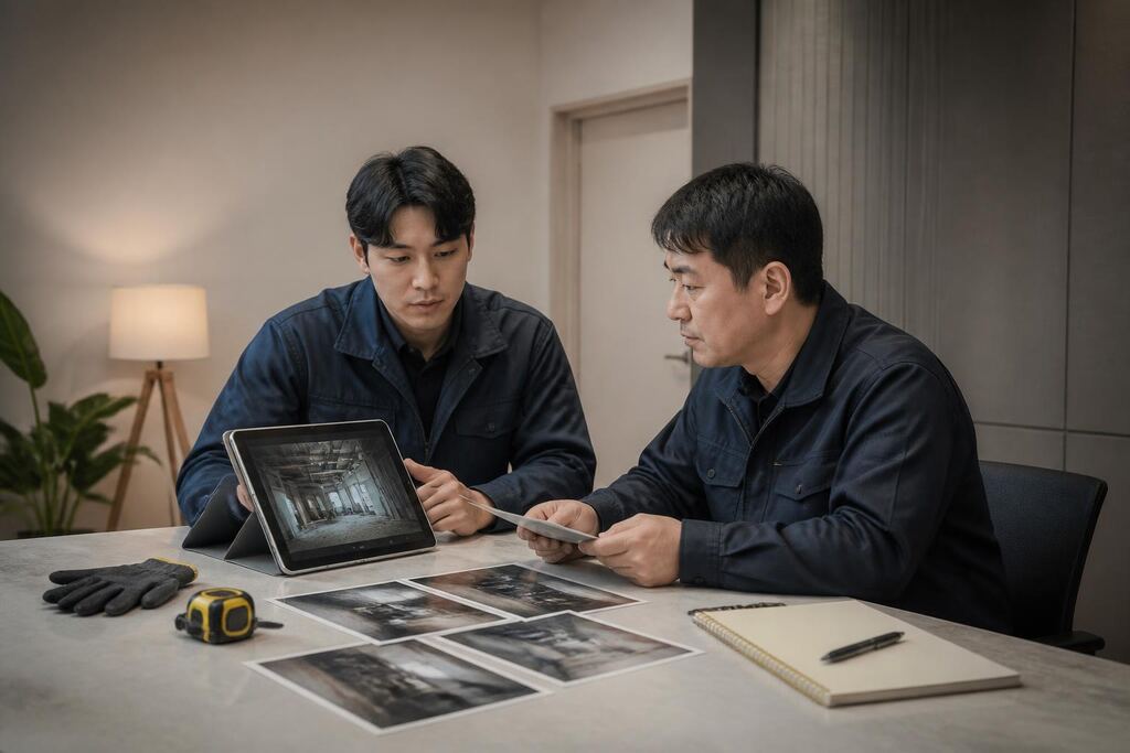 서울 중랑구 화재청소 작업 범위와 현장 조건 이미지