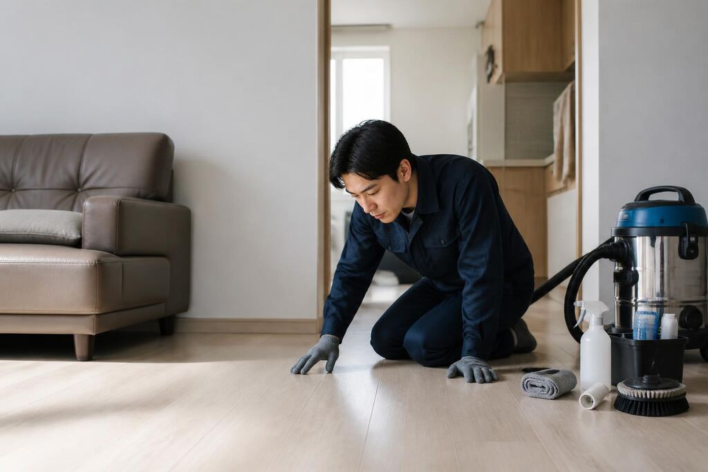 서울 중랑구 바닥청소 이미지