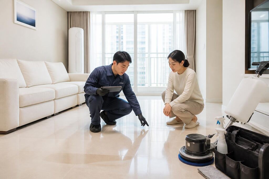 서울 양천구 바닥청소 이미지