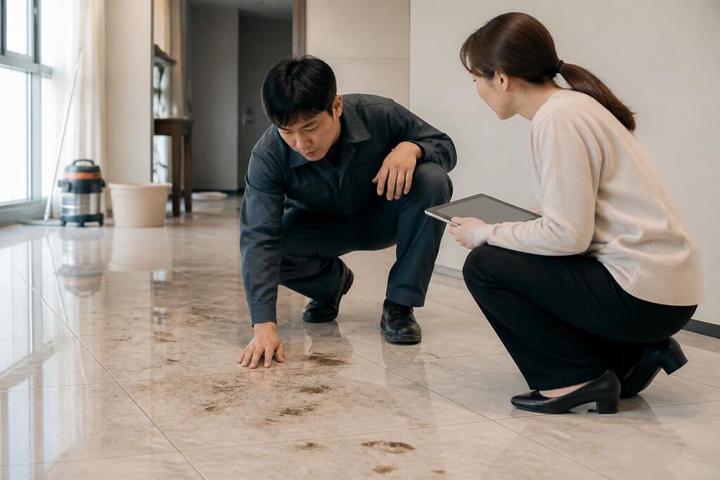 서울 송파구 바닥청소 작업 범위와 현장 조건 이미지