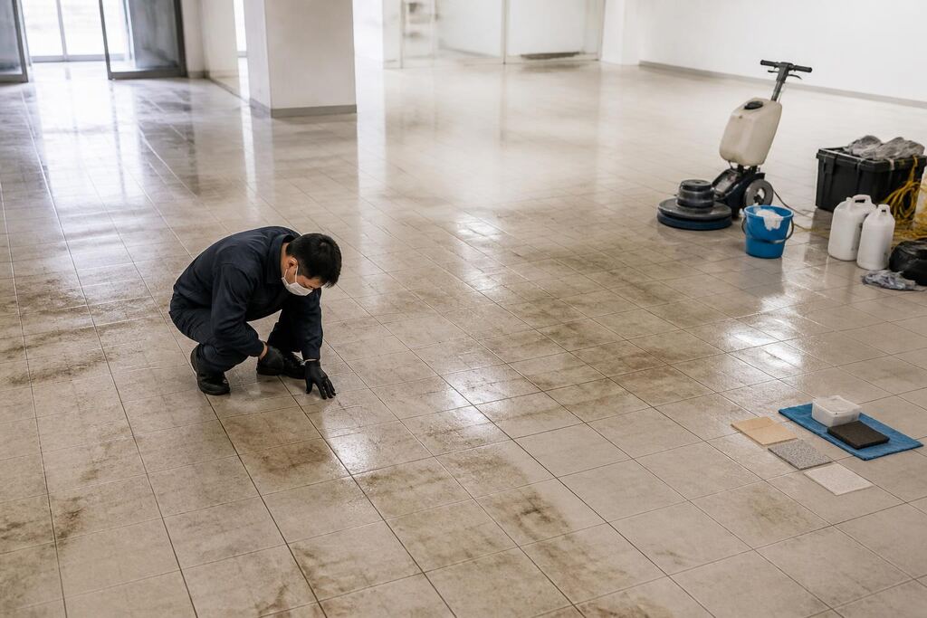 서울 노원구 왁스코팅 (마루, 타일) 작업 범위와 현장 조건 이미지