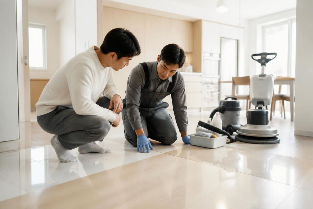 서울 은평구 왁스코팅 (마루, 타일) 이미지