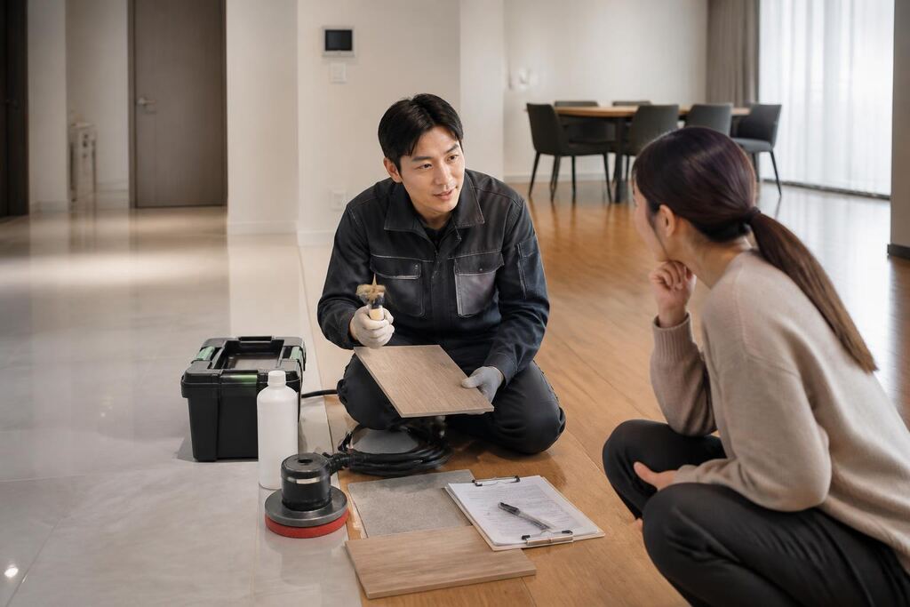 서울 서대문구 왁스코팅 (마루, 타일) 이미지
