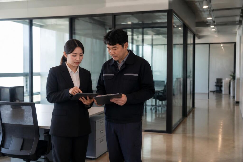 서울 성동구 지식산업센터청소 작업 범위와 현장 조건 이미지