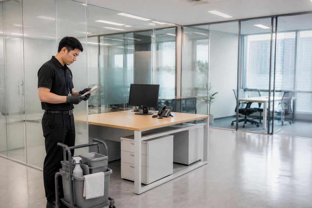 서울 강북구 지식산업센터청소 작업 범위와 현장 조건 이미지